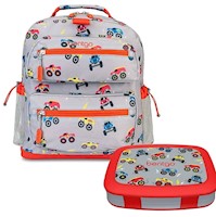 Set Lonchera y Mochila Escolar Bentgo Kids - Camiones